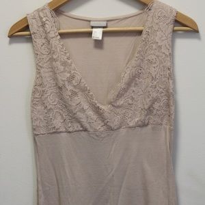 h&m lace tank top